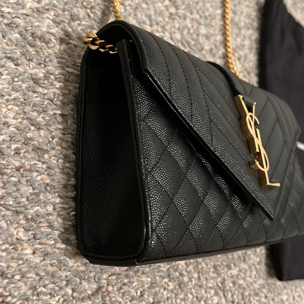 YSL small envelope chain shoulder bag - Picture 4 of 13